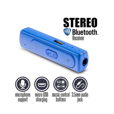 Stereo Bluetooth Πέτου χωρίς ακουστικά Λευκά – Μπλέ
