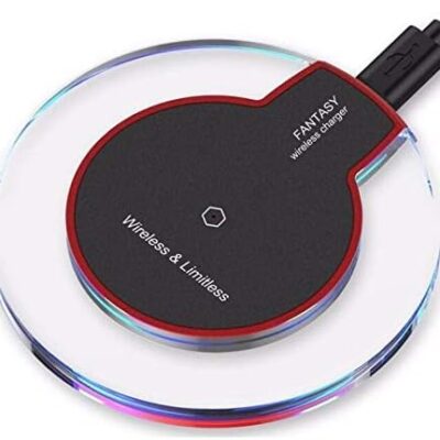 Fantasy Wireless Charger Compatible with Apple, Google, Samsung, HTC, and All Wireless Charging cellphones (Black)