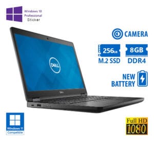 Dell Latitude 5490 i5-8250U/14”FHD/8GB DDR4/256GB M.2 SSD/No ODD/Camera/New Battery/10P Grade A Refu Dell Latitude 5490 i5-8250U/14”FHD/8GB DDR4/256GB M.2 SSD/No ODD/Camera/New Battery/10P Grade A Refu