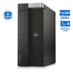 Dell Precision 7810 Tower Xeon 2xE5-2650v3(10-Cores)/32GB DDR4/1TB/Nvidia 1GB/DVD/8P Grade A Worksta