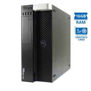 Dell Precision T3600 Tower Xeon E5-1603(4-Cores)/16GB DDR3/500GB/Nvidia 1GB/DVD/Grade A+ Workstation