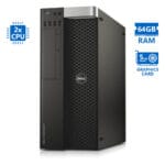 Dell Precision T5600 Tower Xeon 2xE5-2680(8-Cores)/64GB DDR3/1TB/DVD/Nvidia 5GB/7P Grade A Workstati