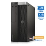 Dell Precision T5600 Tower Xeon E5-2687W(8-Cores)/16GB DDR3/500GB/DVD/Nvidia 4GB/7P Grade A+ Worksta