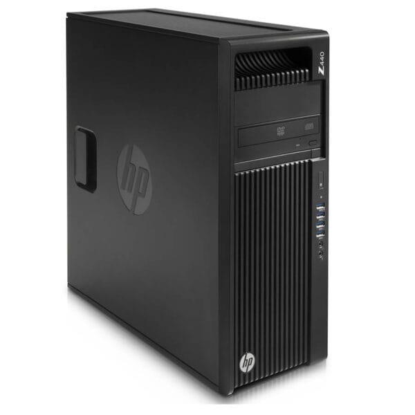 HP Z440 Tower Xeon E5-1620v3(4-Cores)/8GB DDR4/256GB SSD/Nvidia 2GB/DVD/8P Grade A+ Workstation Refu