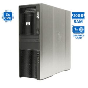 HP Z600 Tower Xeon 2x X5650(6-Cores)/20GB DDR3/500GB/Nvidia 1GB/DVD/7P Grade A Workstation Refurbish