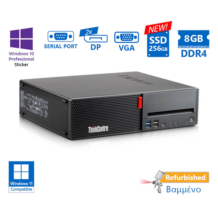 Lenovo M720s SFF i5-8400/8GB DDR4/256GB SSD New/DVD/10P Grade A+ Refurbished PC Lenovo M720s SFF i5-8400/8GB DDR4/256GB SSD New/DVD/10P Grade A+ Refurbished PC