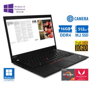 Lenovo ThinkPad T14 Gen 2A Ryzen 7 Pro 5850U/14”FHD/16GB DDR4/512GB M.2 SSD/w/Radeon™ Graphics /No O Lenovo ThinkPad T14 Gen 2A Ryzen 7 Pro 5850U/14”FHD/16GB DDR4/512GB M.2 SSD/w/Radeon™ Graphics /No O