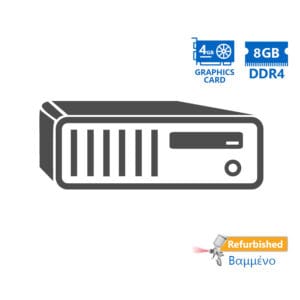 OEM SFF Xeon E3-1230v6(4-Cores)/8GB DDR4/500GB/Nvidia 4GB/DVD/Grade A+ Workstation Refurbished PC