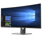Used (A-) Monitor UltraSharp U3417W Curved/Dell/34``UW-QHD/3440x1440/Black/w/Speakers/Grade A-/DP & - Image 3