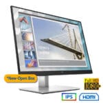 Used Monitor E24i G4 IPS LED/HP/24``FHD/1920x1200/Wide/Silver/Black/New-Open Box/D-SUB & DP & HDMI &