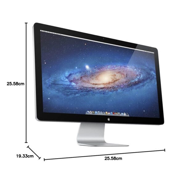 Used Monitor Thunderbolt Display A1407 IPS/Apple/27``QHD/2560x1440/Silver/Camera/Thunderbolt & LAN &