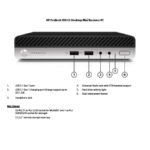 HP ProDesk 400G5 DM i3-9100T/8GB DDR4/256GB M.2 SSD/No ODD/10P Grade A Refurbished PC - Image 3
