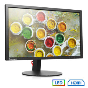 Used (A-) Monitor T2254p LED/Lenovo /22”/1680x1050/Wide/Black/Grade A-/D-SUB & DP & HDMI