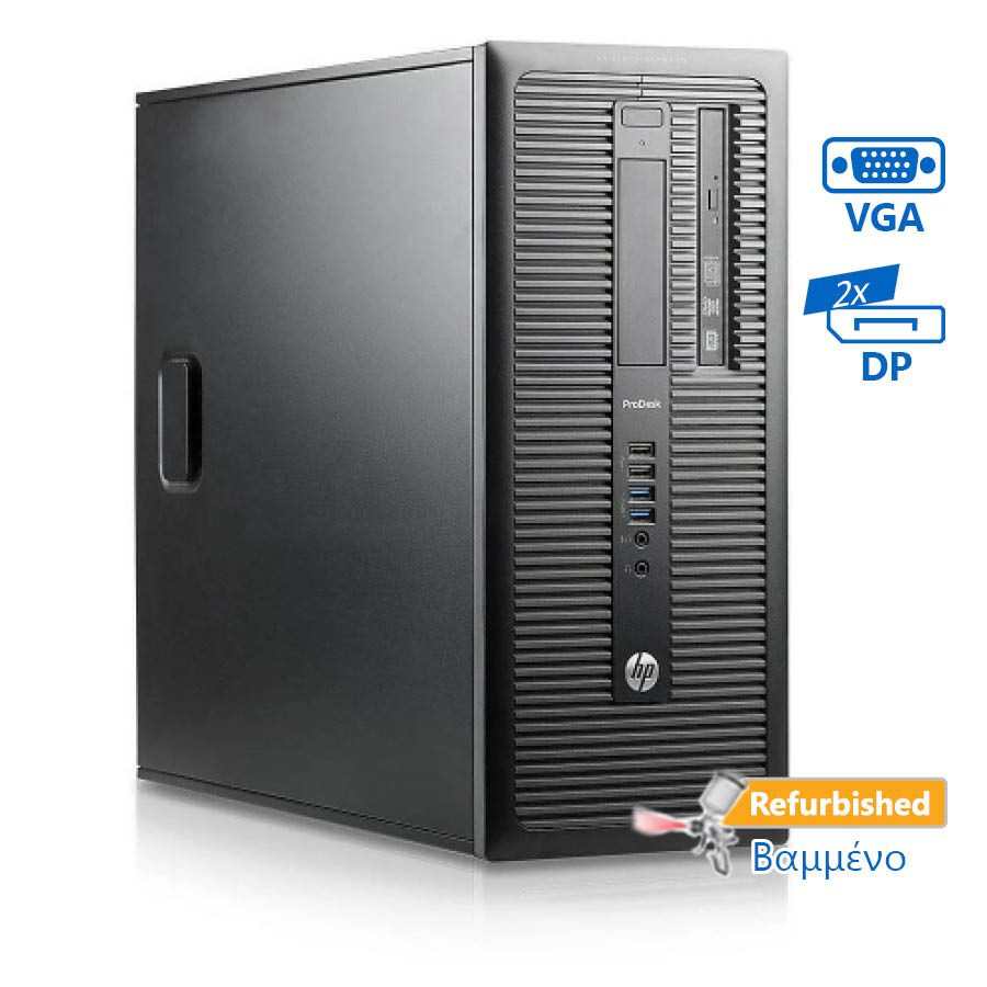 HP 600G1 Tower i5-4570/4GB DDR3/500GB/DVD/8P Grade A+ Refurbished PC