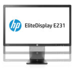 Used (A-) Monitor E231 LED/HP/23``FHD/1920x1080/Wide/Black/Grade A-/D-SUB & DVI-D & DP & USB HUB - Image 2